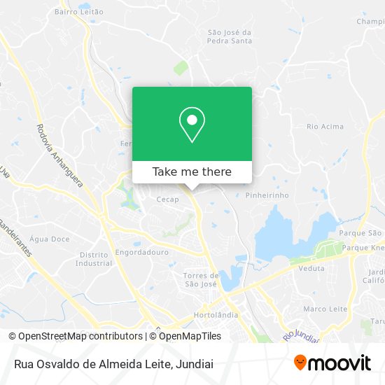 Rua Osvaldo de Almeida Leite map