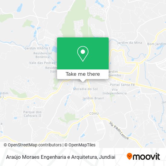 Araújo Moraes Engenharia e Arquitetura map