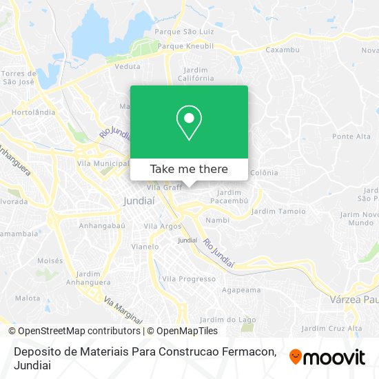 Deposito de Materiais Para Construcao Fermacon map
