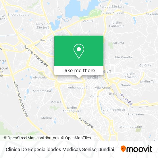 Clinica De Especialidades Medicas Senise map