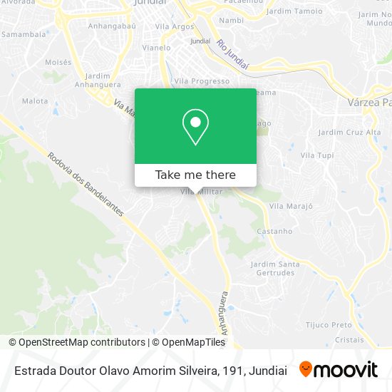 Estrada Doutor Olavo Amorim Silveira, 191 map