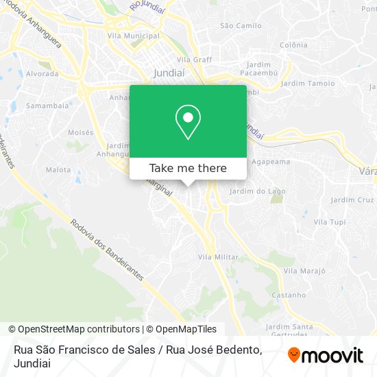 Rua São Francisco de Sales / Rua José Bedento map