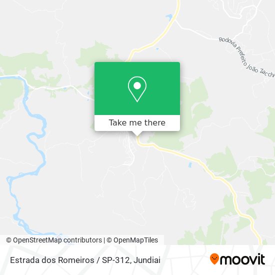 Estrada dos Romeiros / SP-312 map