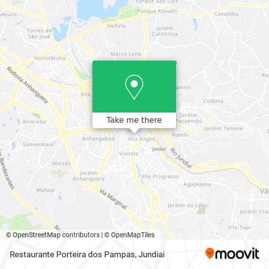 Restaurante Porteira dos Pampas map