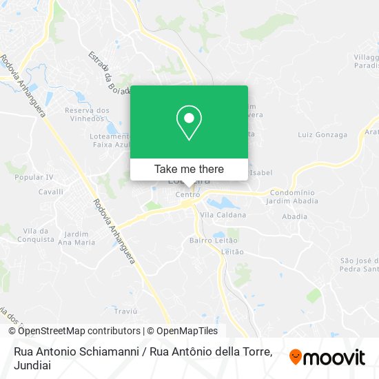 Rua Antonio Schiamanni / Rua Antônio della Torre map