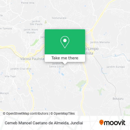 Mapa Cemeb Manoel Caetano de Almeida