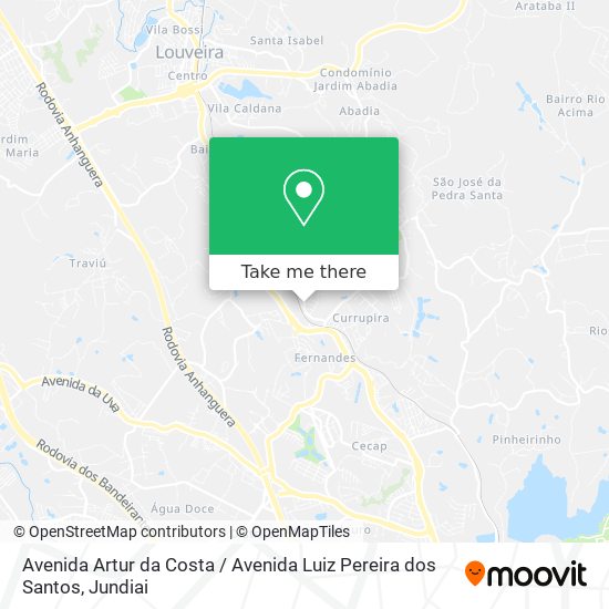 Avenida Artur da Costa / Avenida Luiz Pereira dos Santos map