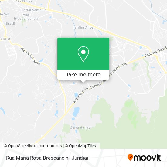 Rua Maria Rosa Brescancini map