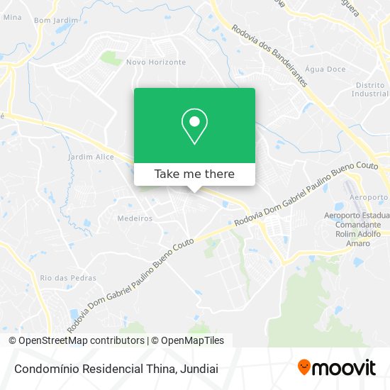 Condomínio Residencial Thina map