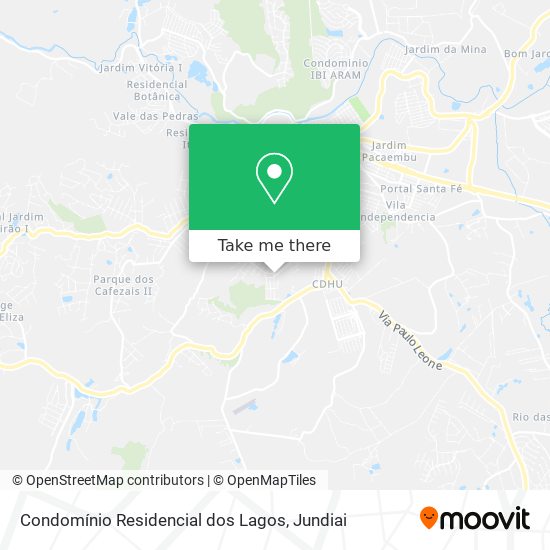 Mapa Condomínio Residencial dos Lagos