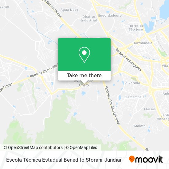 Escola Técnica Estadual Benedito Storani map