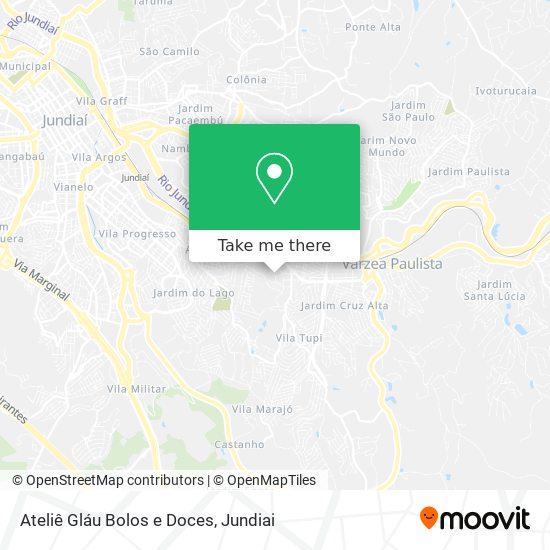 Ateliê Gláu Bolos e Doces map