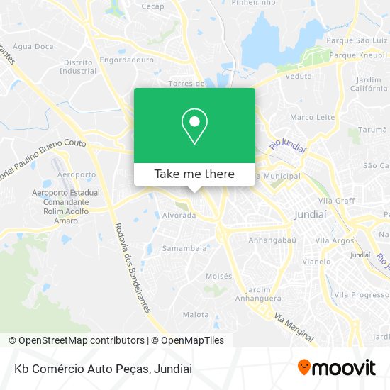 Kb Comércio Auto Peças map