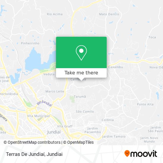 Terras De Jundiaí map