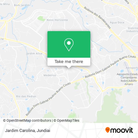 Mapa Jardim Carolina