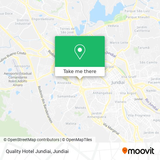 Quality Hotel Jundiai map