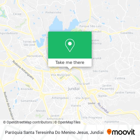 Mapa Paróquia Santa Teresinha Do Menino Jesus