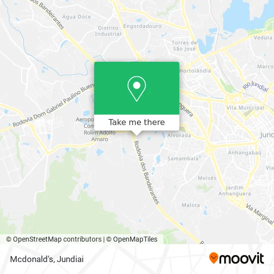 Mcdonald's map