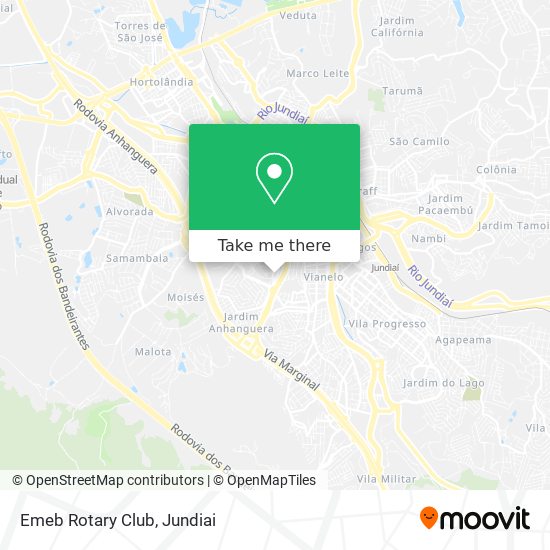 Emeb Rotary Club map