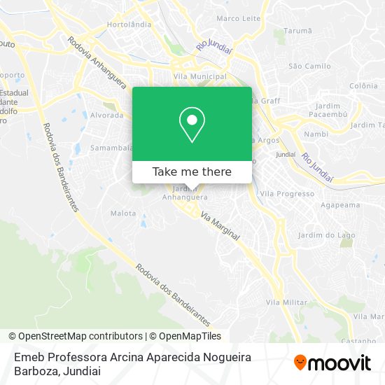 Emeb Professora Arcina Aparecida Nogueira Barboza map