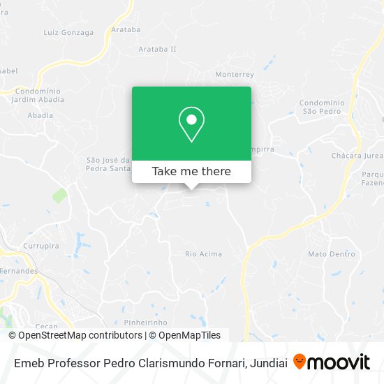 Emeb Professor Pedro Clarismundo Fornari map
