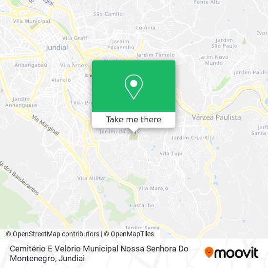 Mapa Cemitério E Velório Municipal Nossa Senhora Do Montenegro