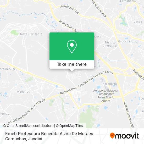 Emeb Professora Benedita Alzira De Moraes Camunhas map