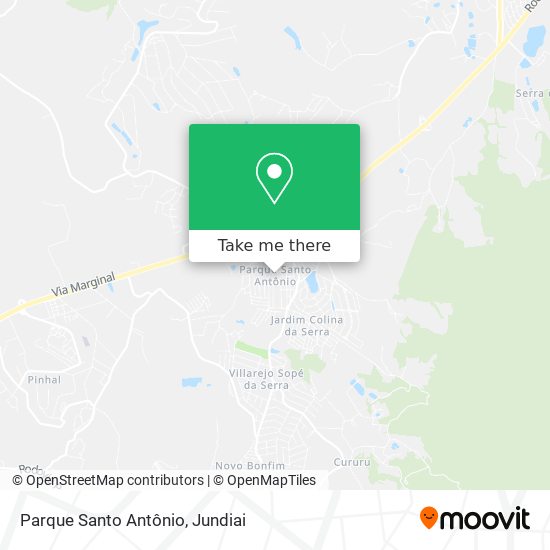 Parque Santo Antônio map