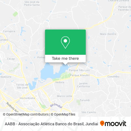 AABB - Associação Atlética Banco do Brasil map
