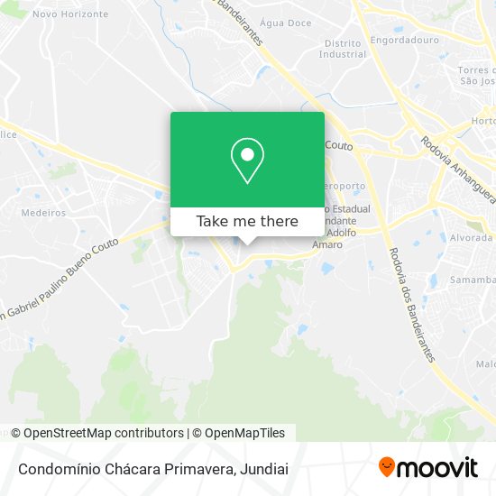 Condomínio Chácara Primavera map