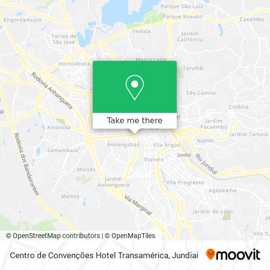Centro de Convenções Hotel Transamérica map