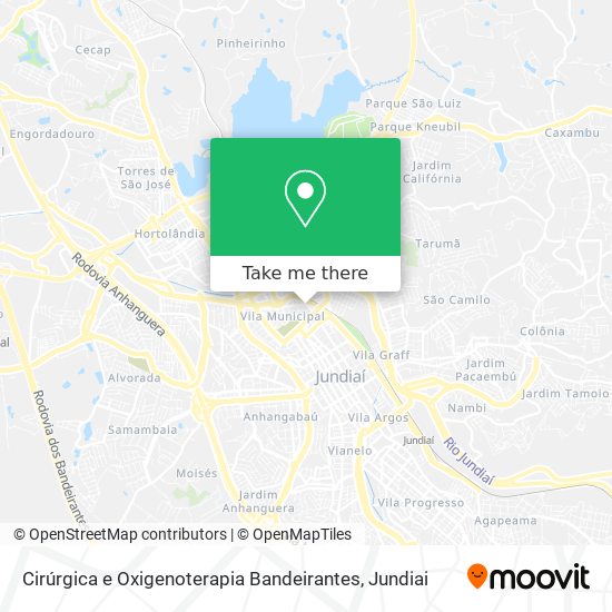 Cirúrgica e Oxigenoterapia Bandeirantes map