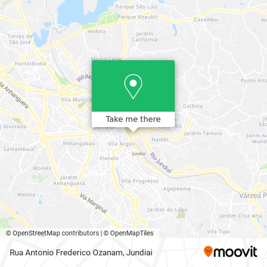 Rua Antonio Frederico Ozanam map