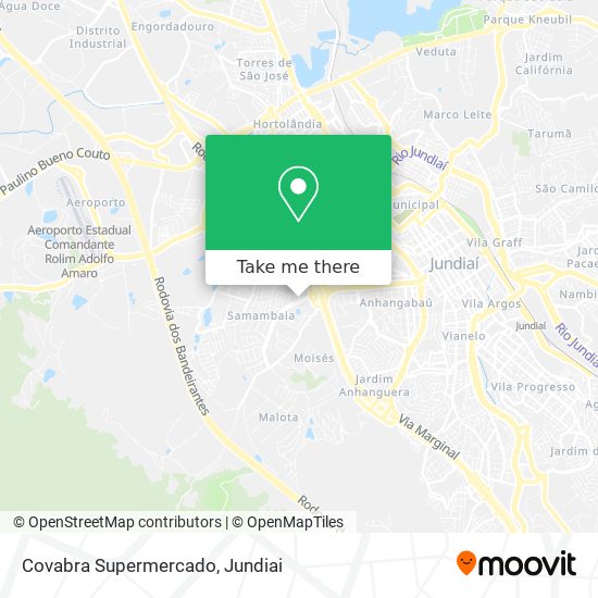 Mapa Covabra Supermercado