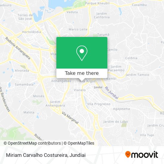 Miriam Carvalho Costureira map