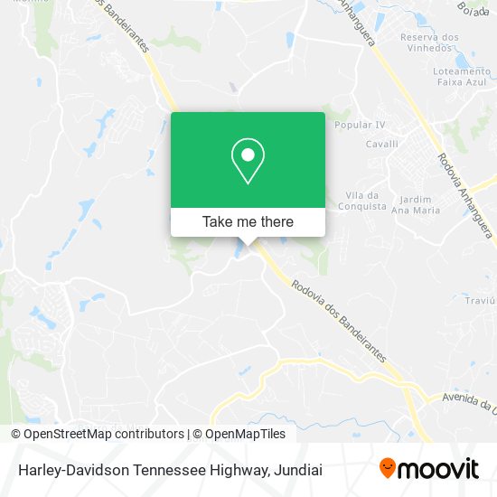 Harley-Davidson Tennessee Highway map