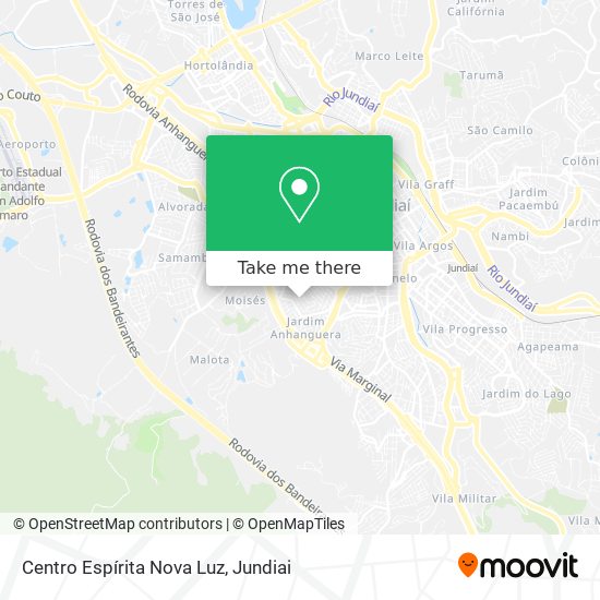 Centro Espírita Nova Luz map