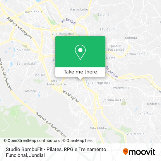 Mapa Studio BambuFit - Pilates, RPG e Treinamento Funcional