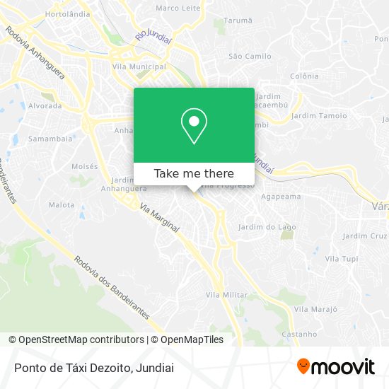 Ponto de Táxi Dezoito map