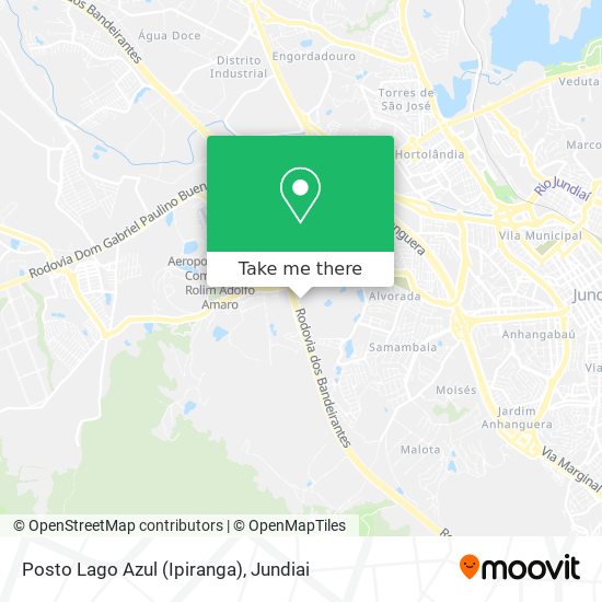 Posto Lago Azul (Ipiranga) map