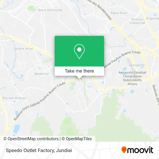 Speedo Outlet Factory map