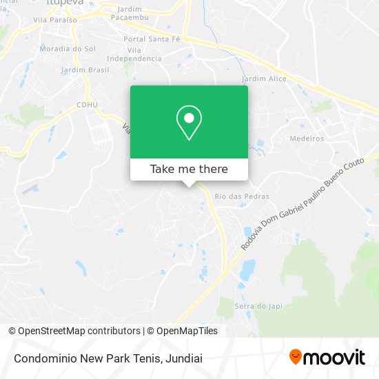 Condominio New Park Tenis map