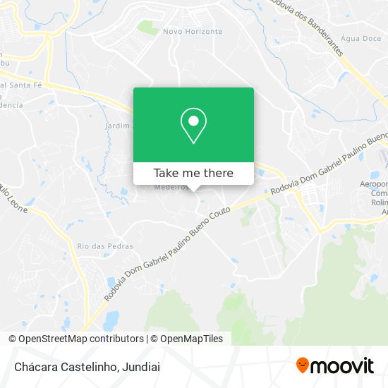 Chácara Castelinho map