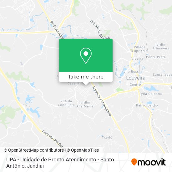 UPA - Unidade de Pronto Atendimento - Santo Antônio map