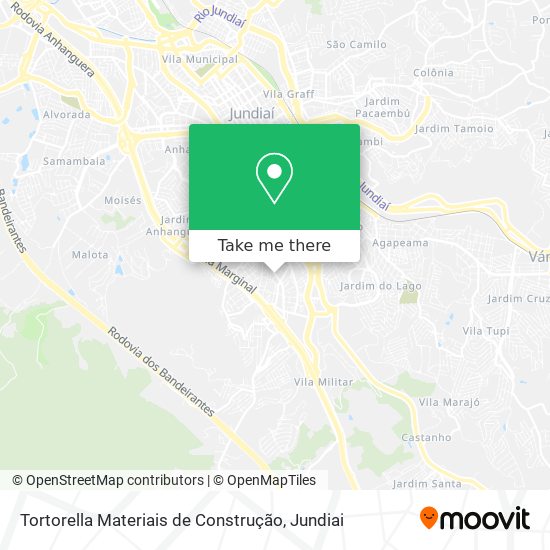 Mapa Tortorella Materiais de Construção