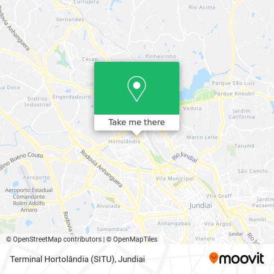 Terminal Hortolândia (SITU) map