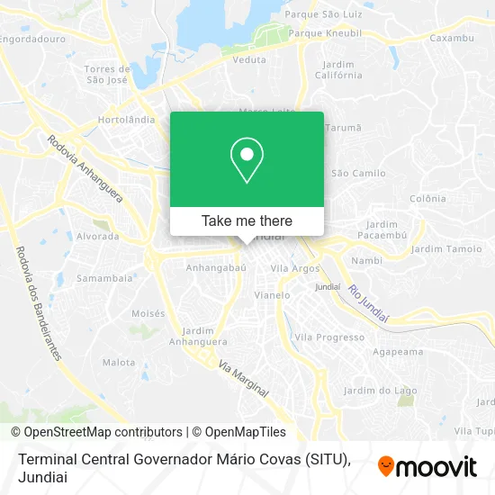 Terminal Central Governador Mário Covas (SITU) map
