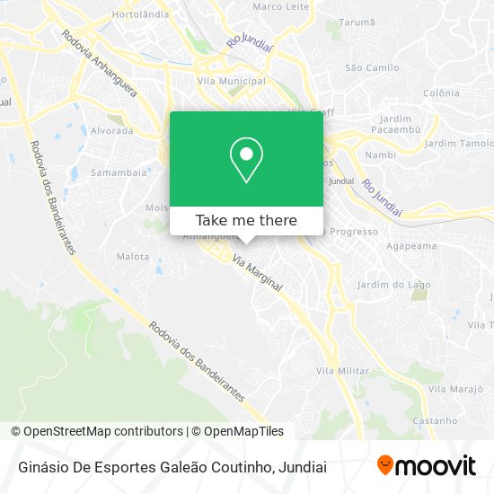 Ginásio De Esportes Galeão Coutinho map