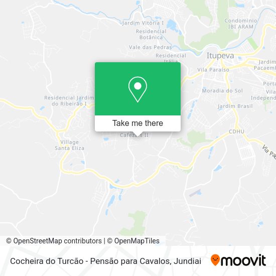 Cocheira do Turcão - Pensão para Cavalos map