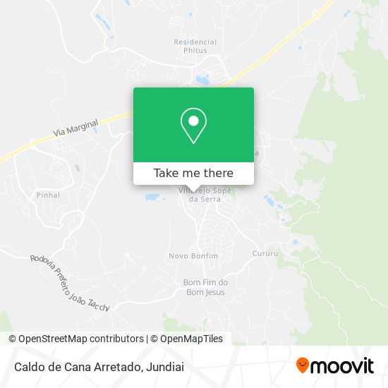 Caldo de Cana Arretado map